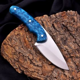 Turquoise Outdoor Knife - 440C Stainless Steel Blade Turquoise Outdoor Knife - 440C Stainless Steel Blade